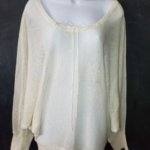 Knit Blouse - Sheer Size Medium